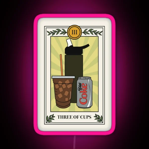 ADHD Tarot 4 0 RGB Neon Sign