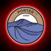 RGB neon sign featuring Adirondack's iconic High Peaks Porter badge.