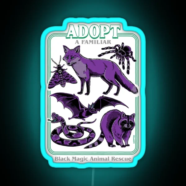 Adopt A Familiar Part 2 RGB Neon Sign