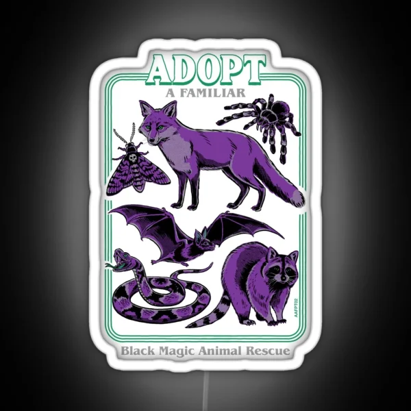 Adopt A Familiar Part 2 RGB Neon Sign