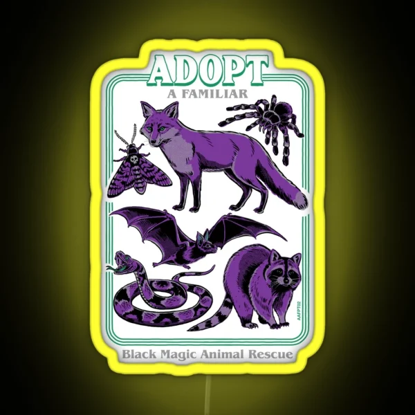 Adopt A Familiar Part 2 RGB Neon Sign