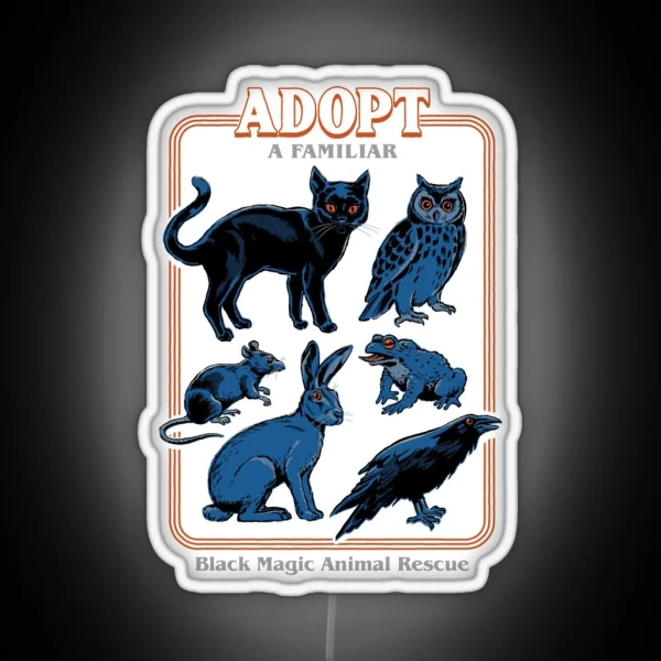 Adopt A Familiar RGB Neon Sign