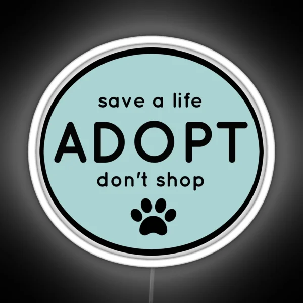 Adopt RGB Neon Sign