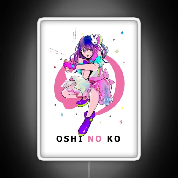 Adorable Oshi No Ko Character Design RGB Neon Sign