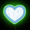 Add a touch of vibrant blue heart love ambiance instantly.