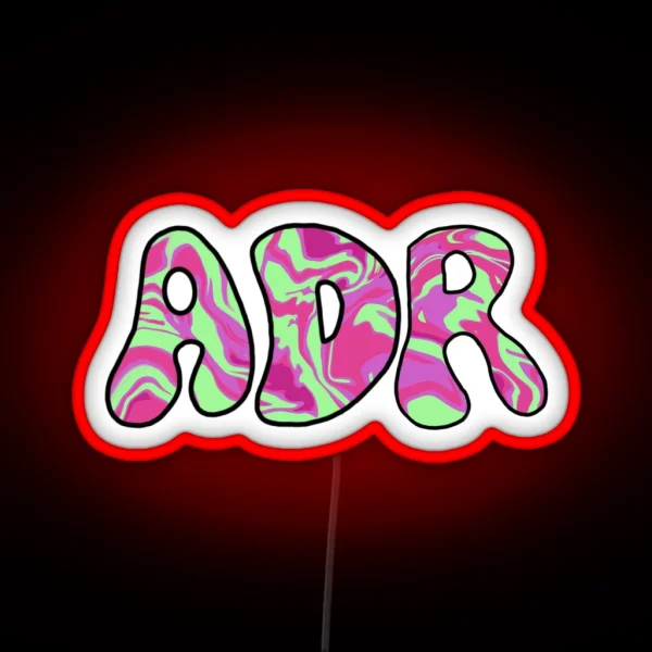 ADR Ain T Doing Right RGB Neon Sign