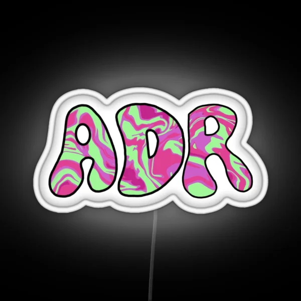 ADR Ain T Doing Right RGB Neon Sign