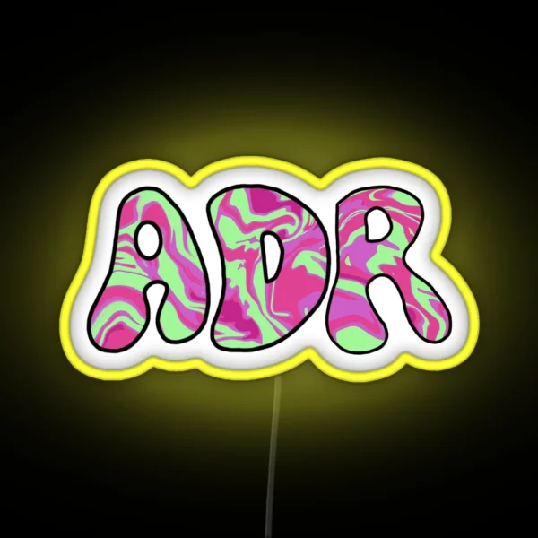 ADR Ain T Doing Right RGB Neon Sign