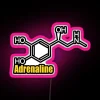 Adrenaline Molecule Cool Motorcycle Or Funny Helmet Led And Bikers Gifts RGB Neon Sign - Image 6
