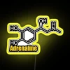 Adrenaline Molecule Cool Motorcycle Or Funny Helmet Led And Bikers Gifts RGB Neon Sign - Image 5