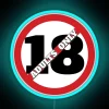 Adults Only Entrance - No Entry to Minors Allowed Warning Sign