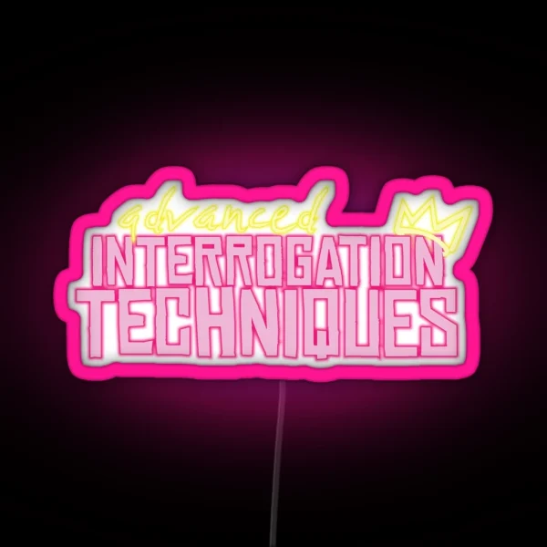 Advanced Interrogation Techniques Technoblade RGB Neon Sign