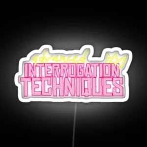 Advanced Interrogation Techniques Technoblade RGB Neon Sign