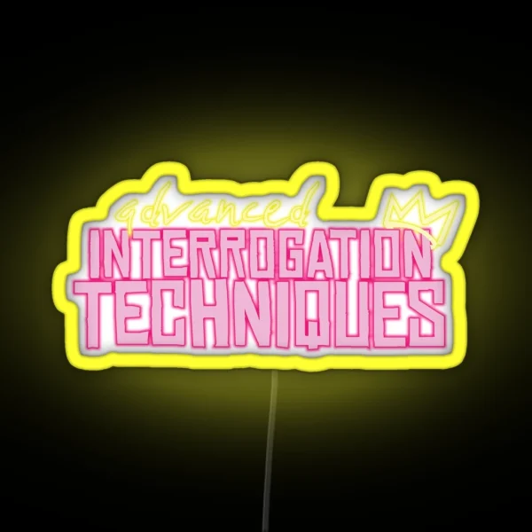 Advanced Interrogation Techniques Technoblade RGB Neon Sign