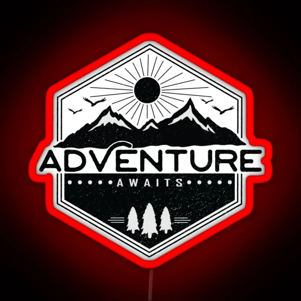 Adventure Awaits RGB Neon Sign