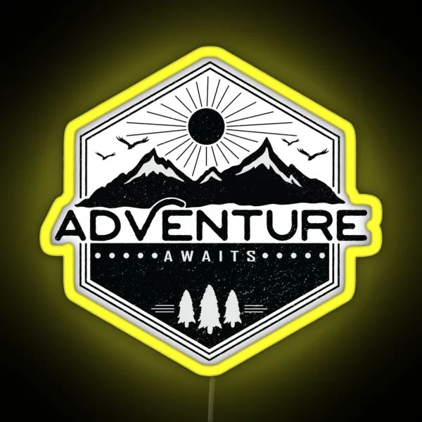 Adventure Awaits RGB Neon Sign