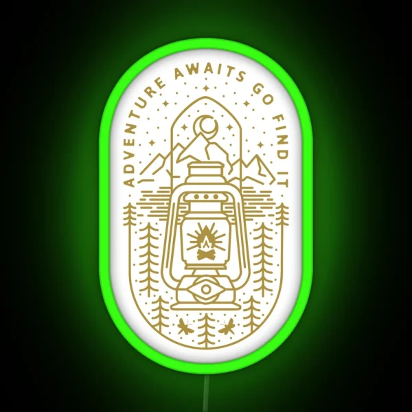Adventure Awaits RGB Neon Sign