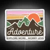 Adventure Explore More Worry Less RGB Neon Sign - Image 4