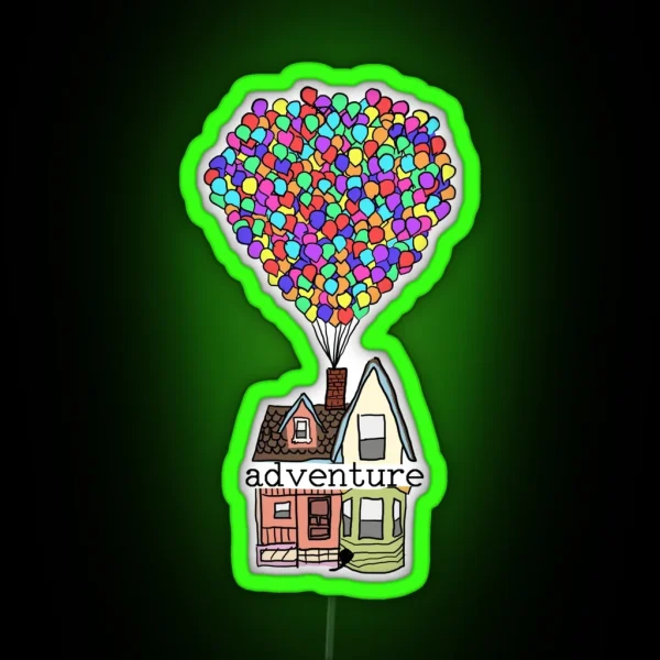 Adventure Is Out There RGB Neon Sign
