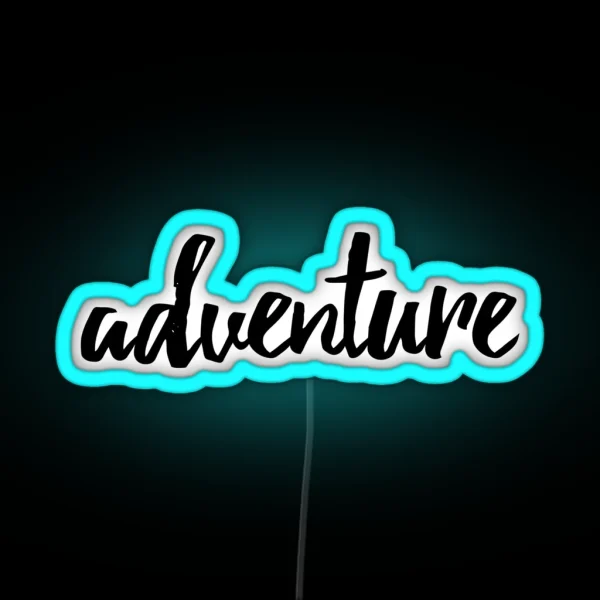 Adventure RGB Neon Sign