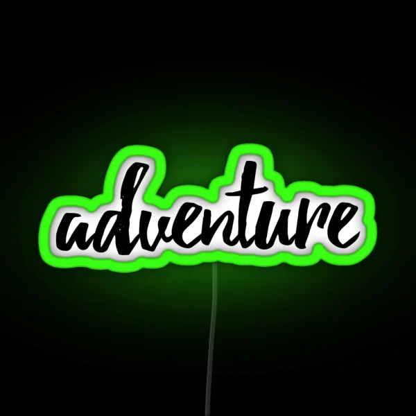 Adventure RGB Neon Sign
