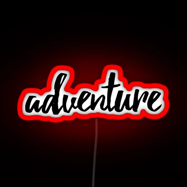 Adventure RGB Neon Sign