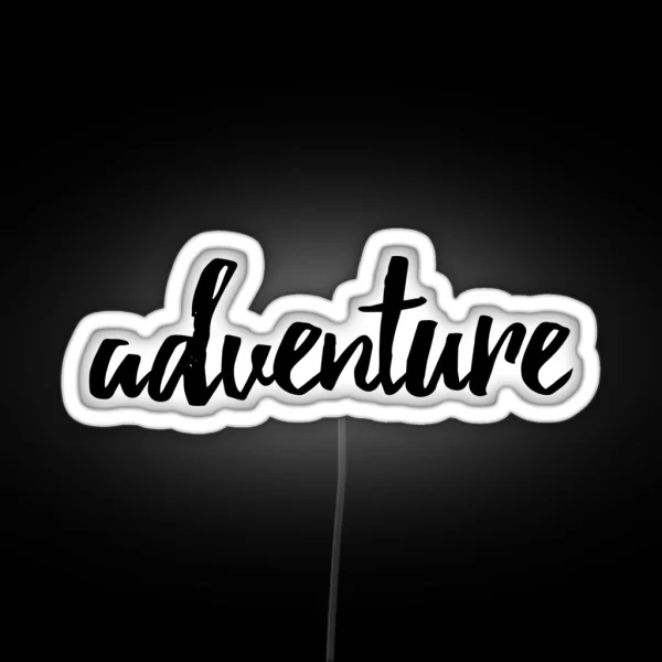 Adventure RGB Neon Sign