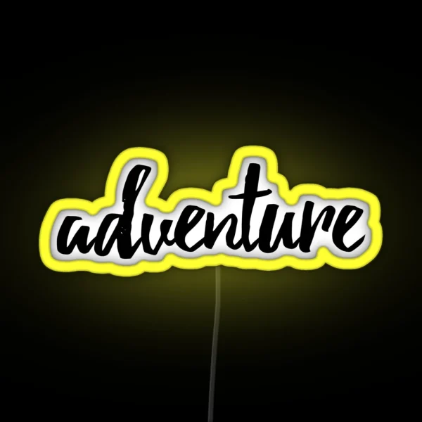 Adventure RGB Neon Sign