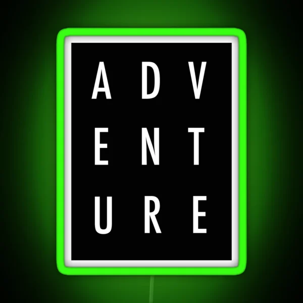 Adventure RGB Neon Sign