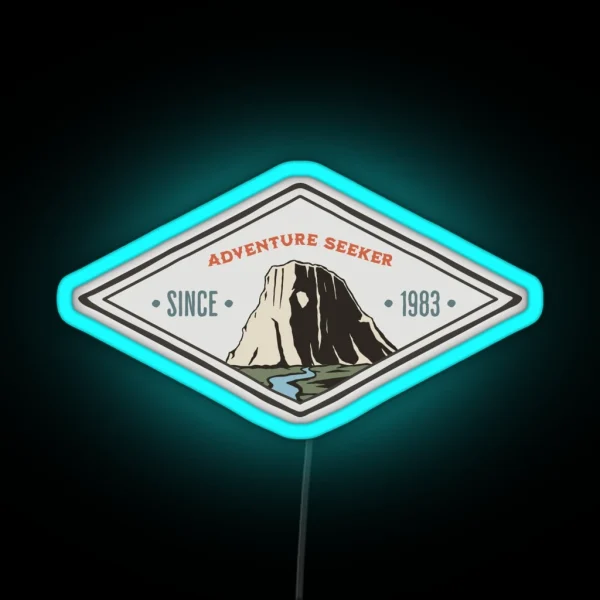 Adventure Seeker RGB Neon Sign