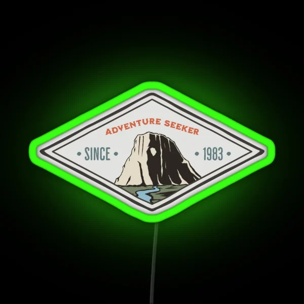 Adventure Seeker RGB Neon Sign