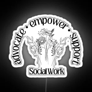 Advocate Support And Empower RGB Neon Sign