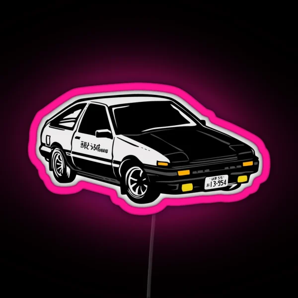 AE86 Initial D RGB Neon Sign