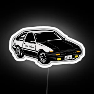 AE86 Initial D RGB Neon Sign