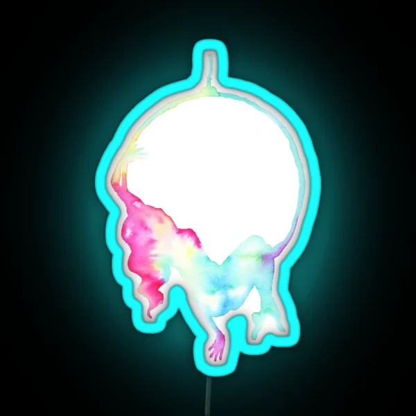 Aerial Hoop Aerialist RGB Neon Sign