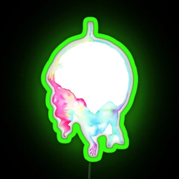 Aerial Hoop Aerialist RGB Neon Sign