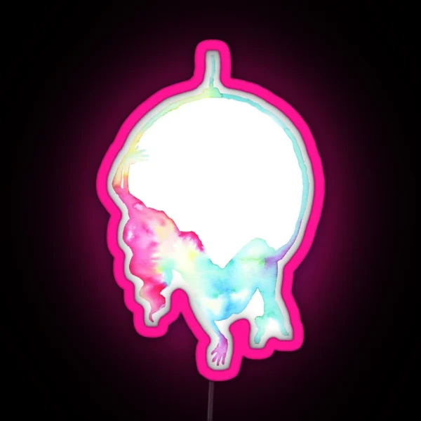 Aerial Hoop Aerialist RGB Neon Sign