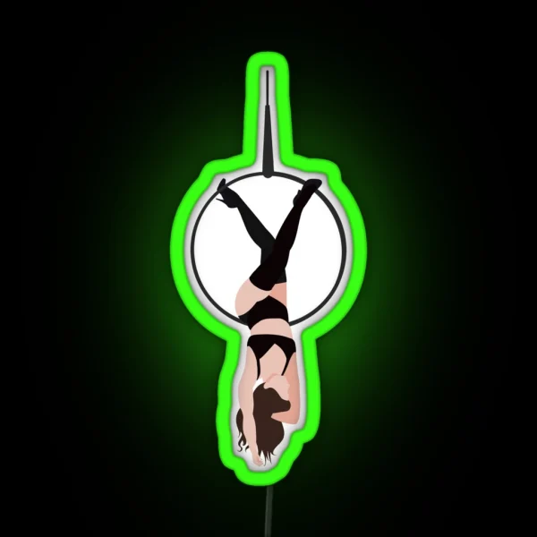 Aerial Hoop Artist RGB Neon Sign