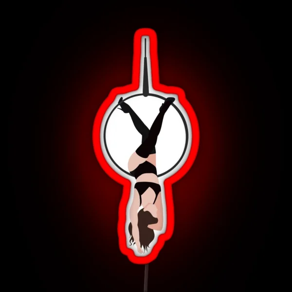 Aerial Hoop Artist RGB Neon Sign