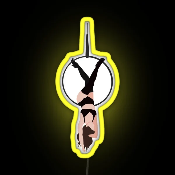 Aerial Hoop Artist RGB Neon Sign