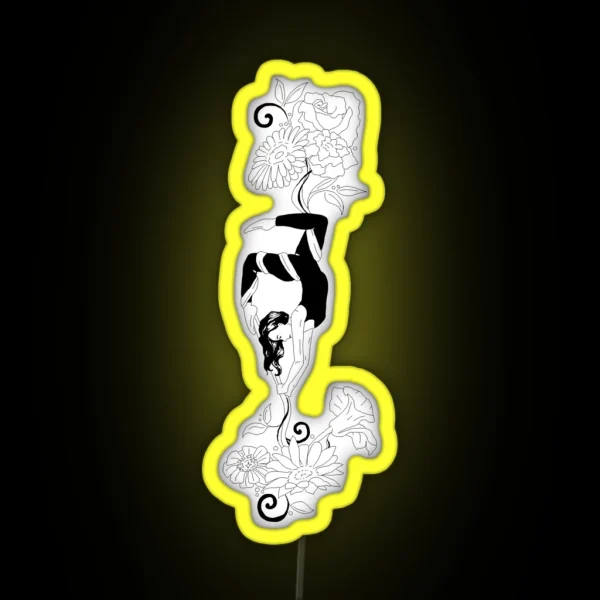 Aerial Silks Design RGB Neon Sign