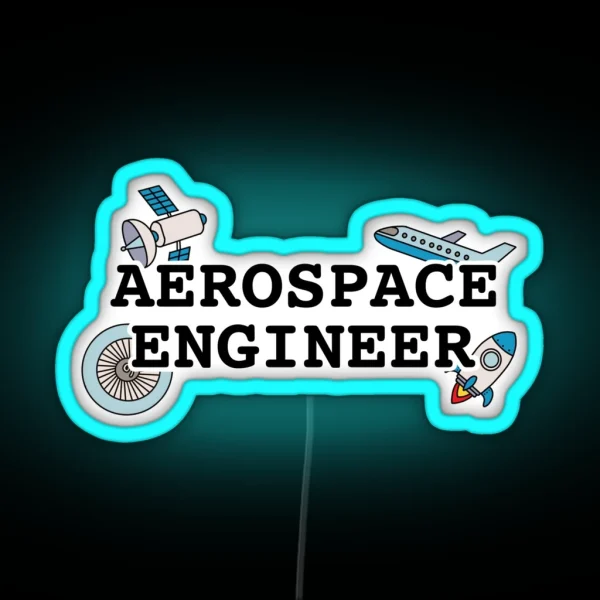 Aerospace Engineer Led RGB Neon Sign
