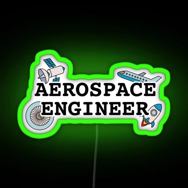 Aerospace Engineer Led RGB Neon Sign