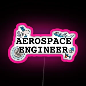 Aerospace Engineer Led RGB Neon Sign