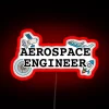 Add a cosmic touch with aerospace engineer neon light sign