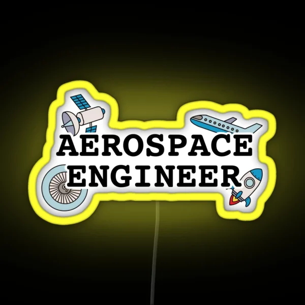 Aerospace Engineer Led RGB Neon Sign