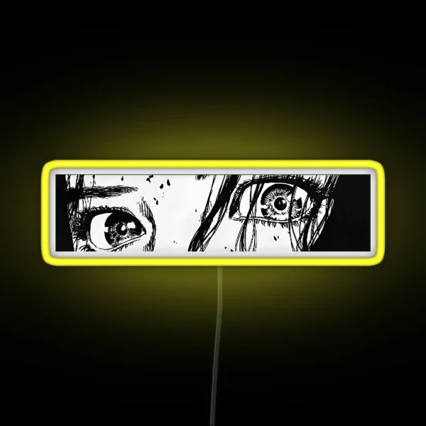 Aesthetic Anime Eyes RGB Neon Sign