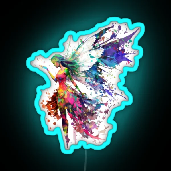 Aesthetic Colorful Fairy Fantasy Design RGB Neon Sign