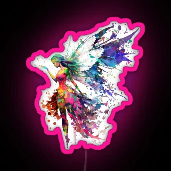 Aesthetic Colorful Fairy Fantasy Design RGB Neon Sign