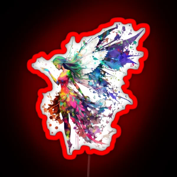 Aesthetic Colorful Fairy Fantasy Design RGB Neon Sign